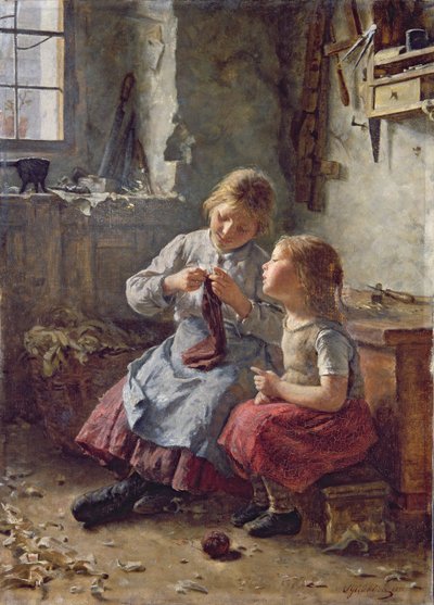 Strikning, 1891 af Simon Glucklich